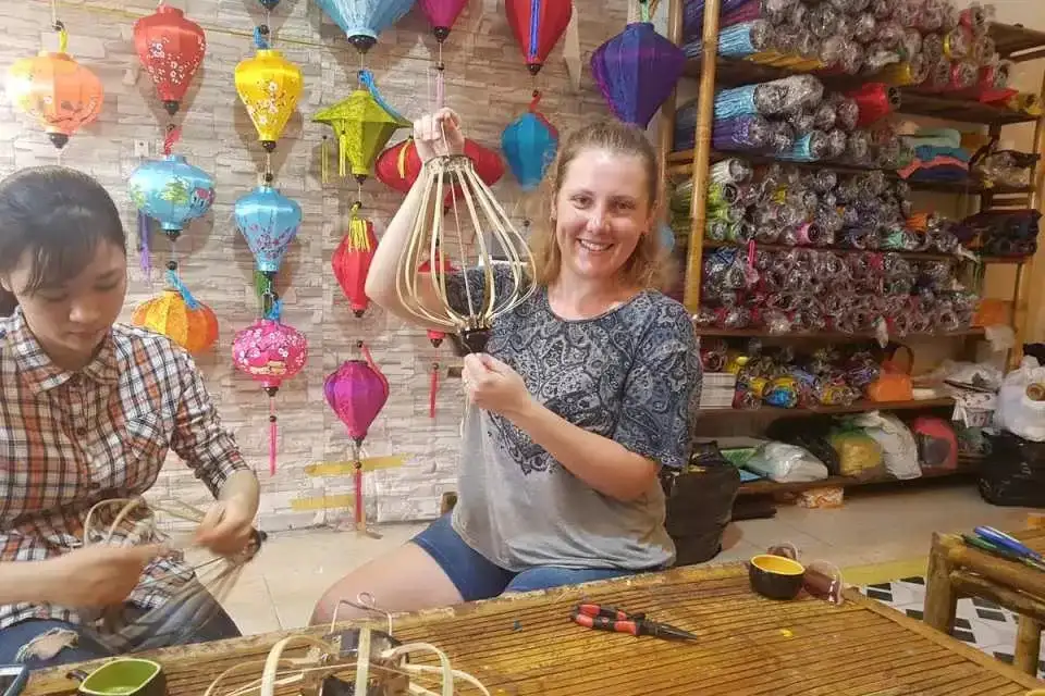 Experience lantern making tour at Bliss Hoi An