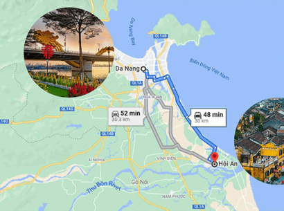 Reise von Da Nang nach Hoi An: Entfernung und Transportmöglichkeiten
