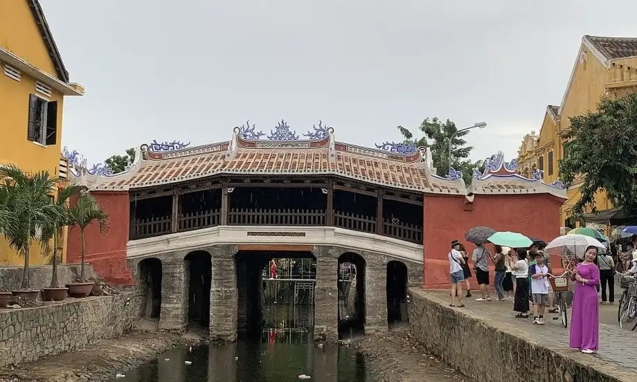 The Japanese Covered Bridge, also known as the Japanese Bridge, is a famous symbol of Hoi An