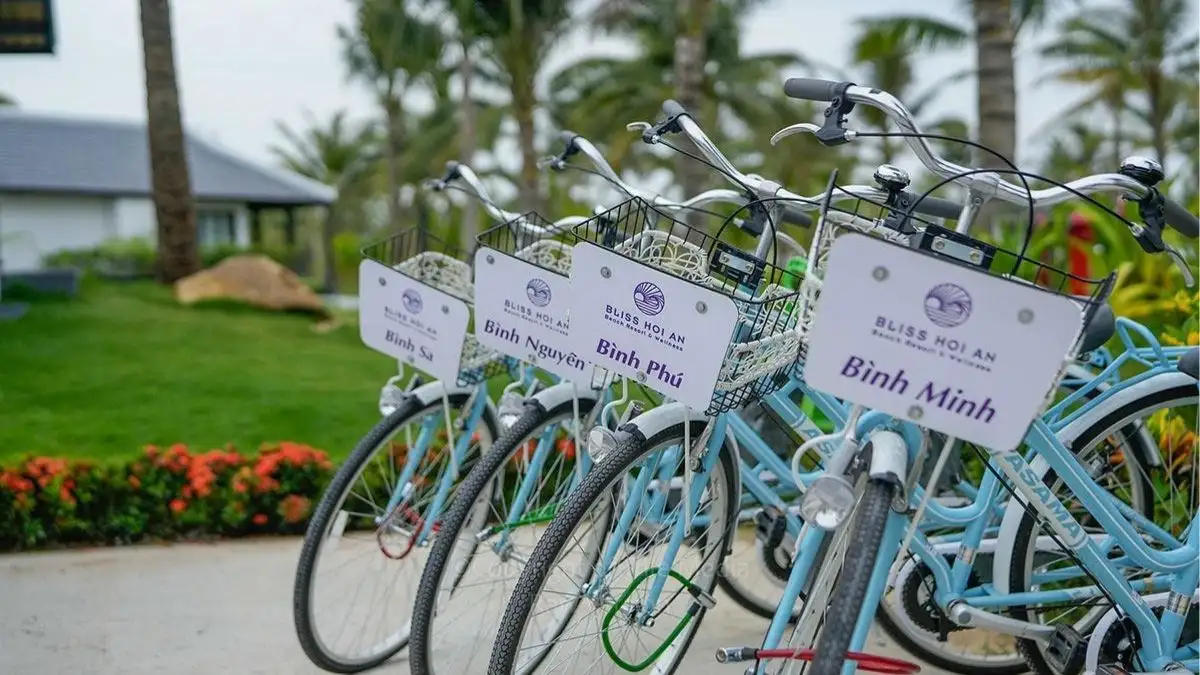If you're staying at Bliss Hoi An Beach Resort & Wellness, you don't need to hunt down a rental shop