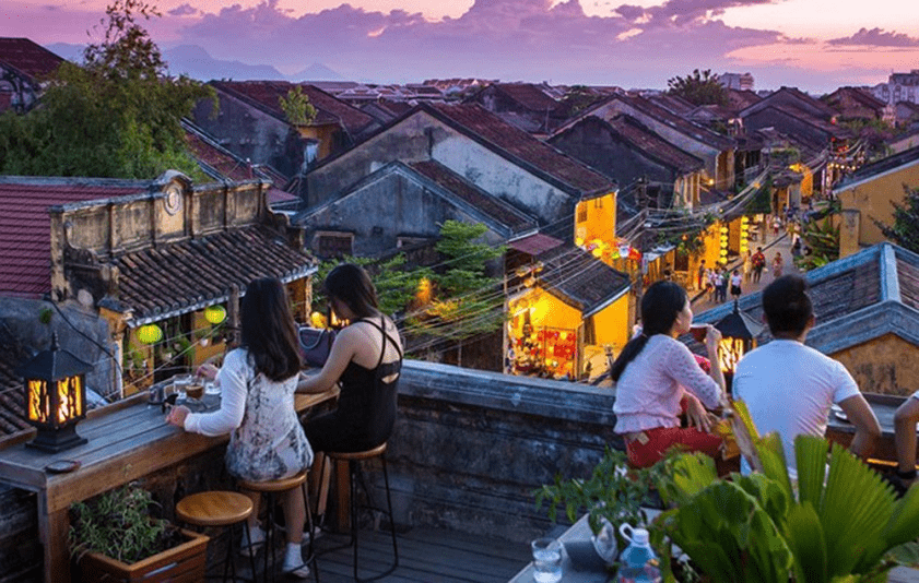 Enjoy coffee in Hoi An