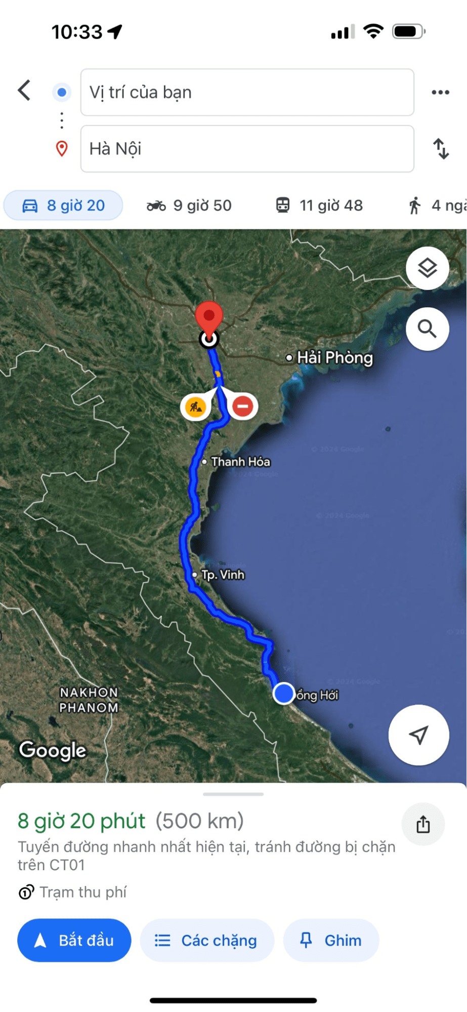 Travel time and distance from Hanoi to Bliss Hoi An Beach Resort & Wellness (Source: Bliss Hoi An Beach Resort & Wellness)