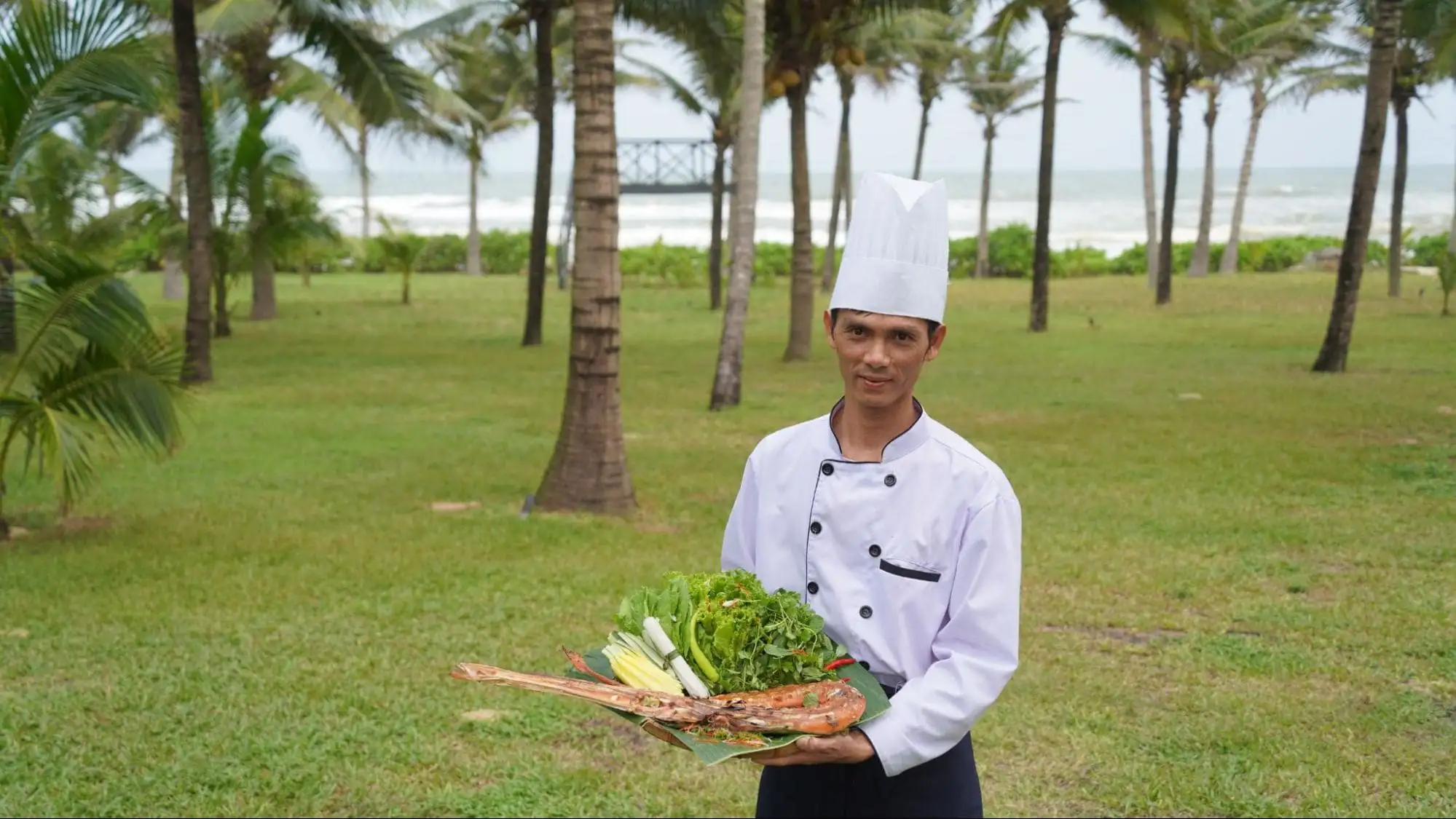 Chefs at the cooking class of Bliss Hoi An Beach Resort & Wellness 