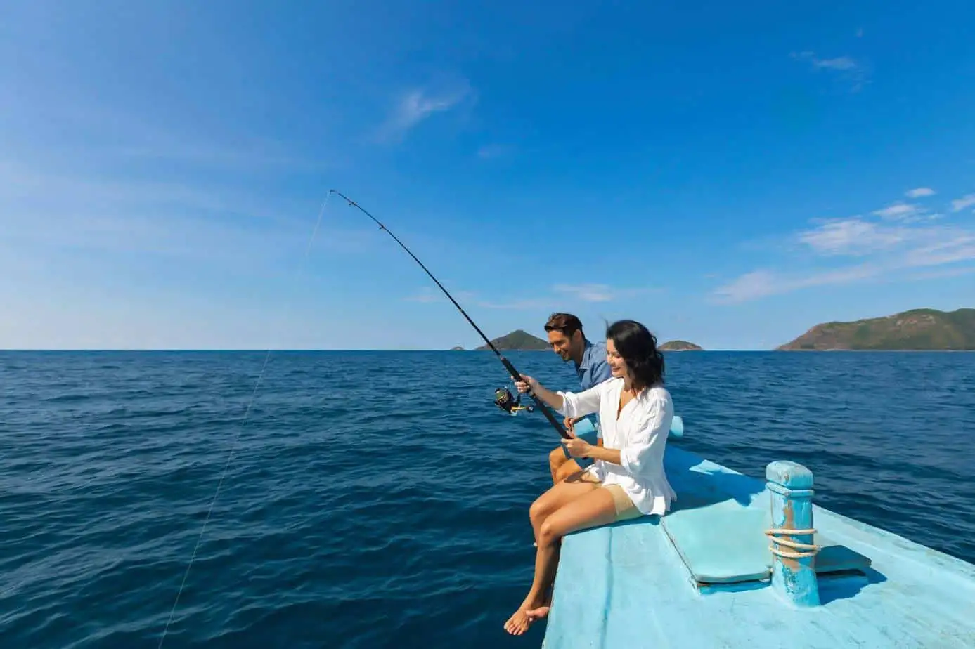 Fishing is a fun activity you shouldn’t miss when visiting Cham Islands in January