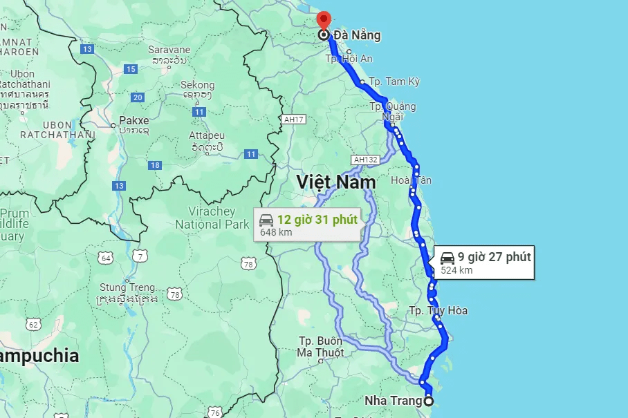 Move from Nha Trang to Da Nang then continue to Hoi An for a journey travel by train (Source: Việt Nam Booking)