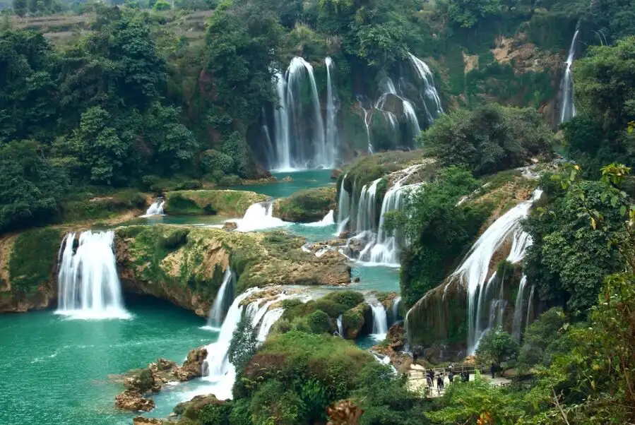 Silver waterfall Sapa 