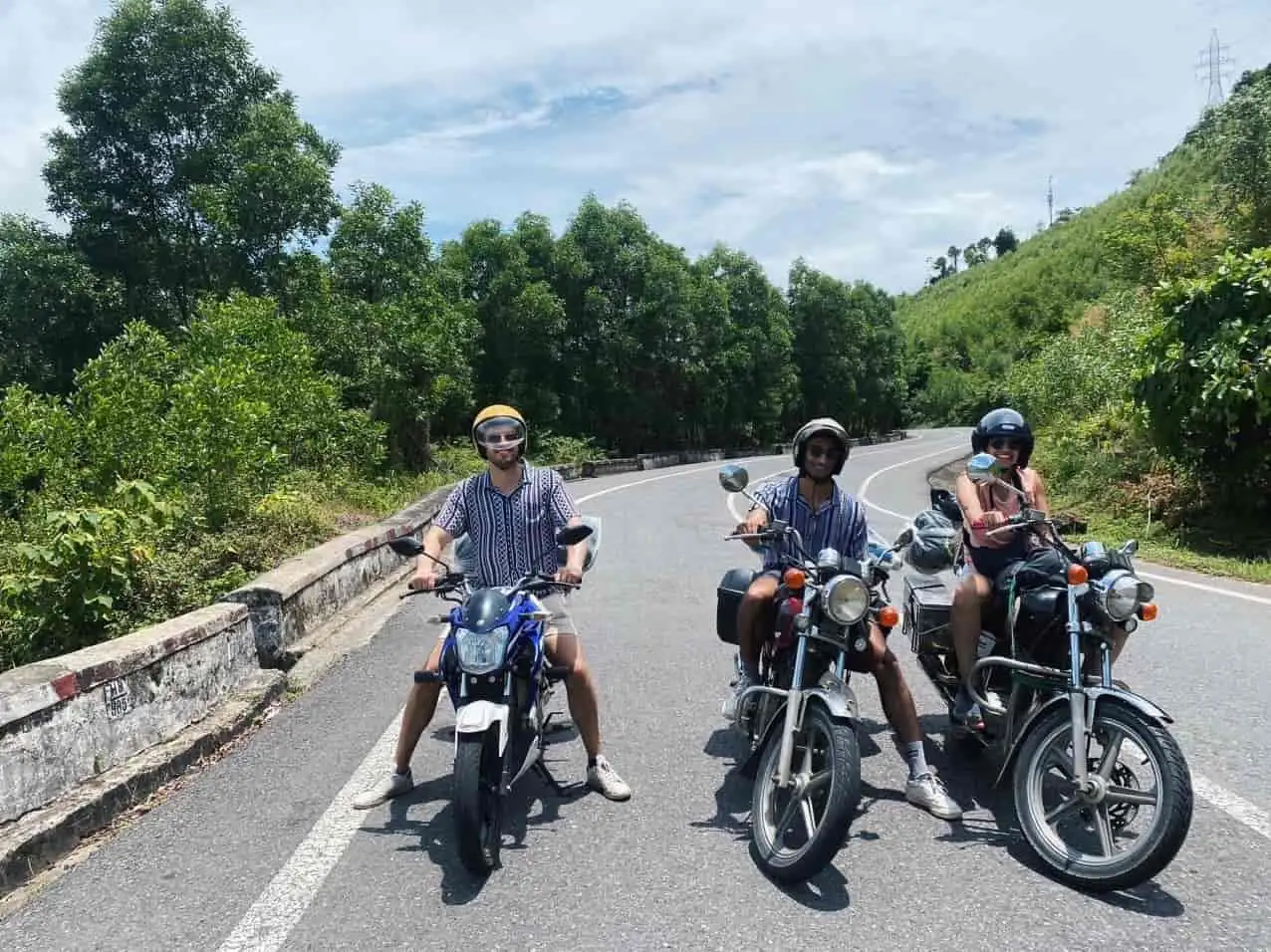 Driving motorbike - One of the best ways to go from Bana Hills to Hoi An