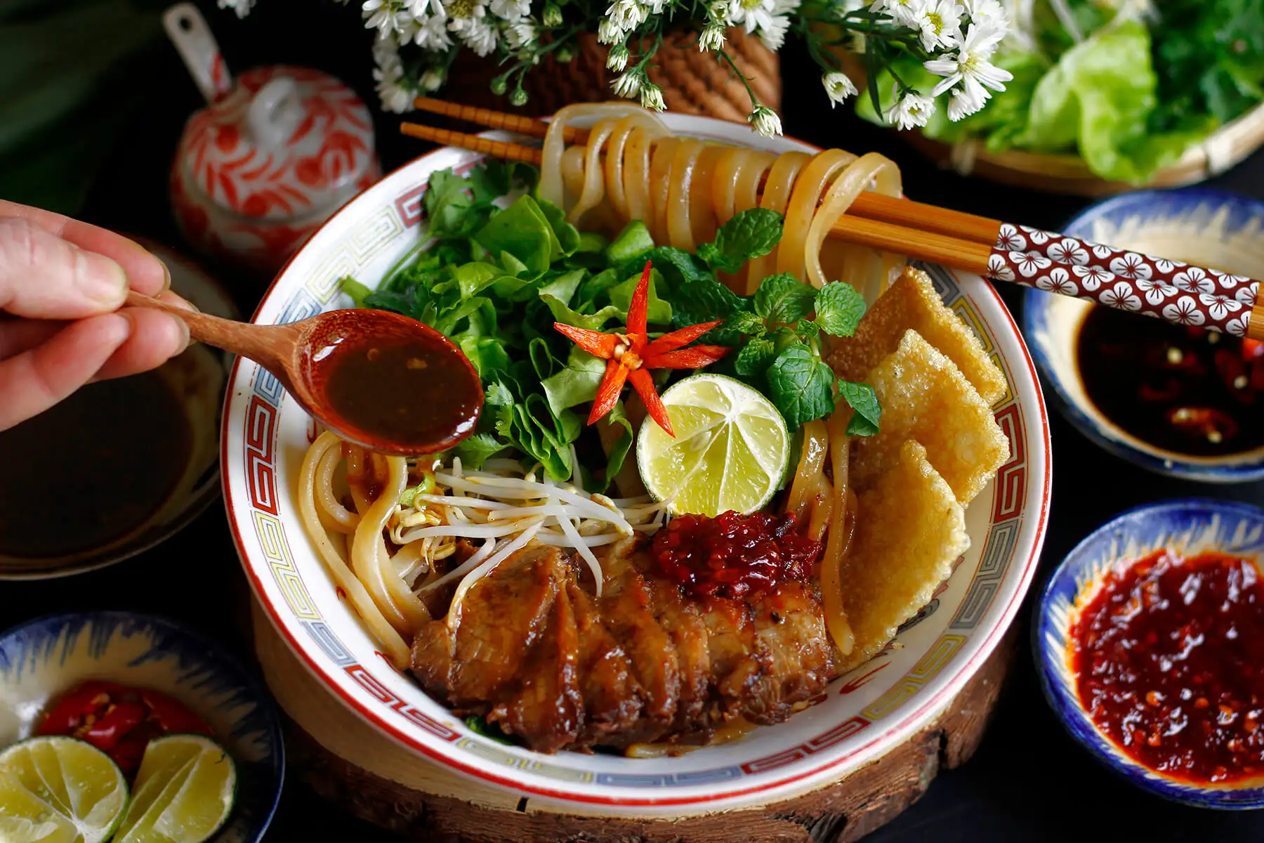 Cao lau is a unique bowl of culture, and flavor in Hoi An