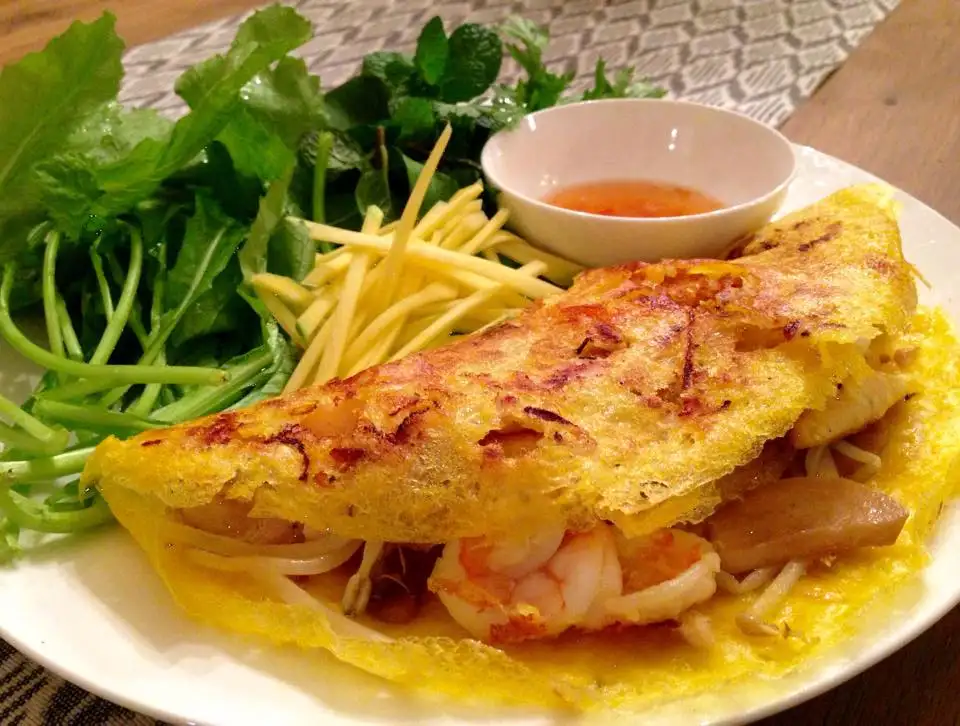 Roll your own fresh spring rolls and wrap crispy banh xeo