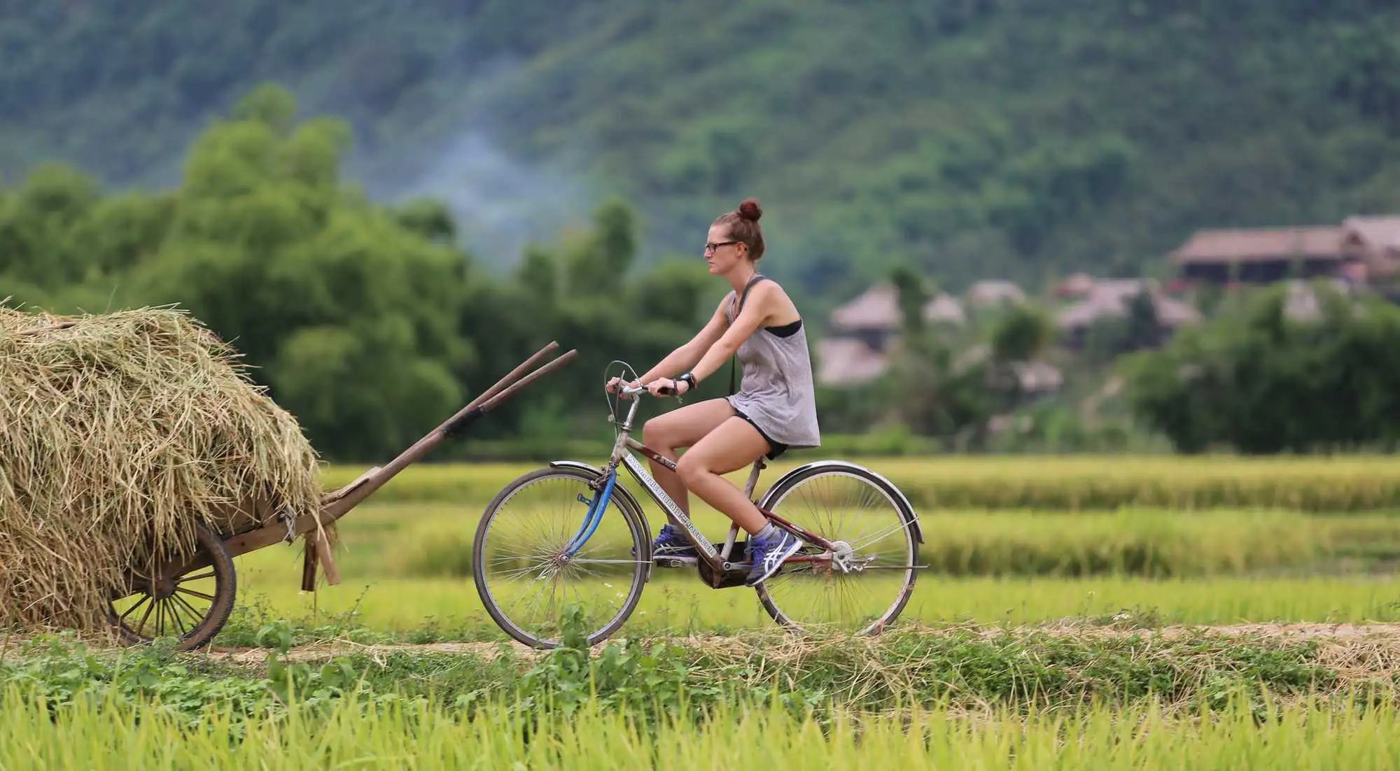Many visitors love cycling through the countryside (source: Local Vietnam)