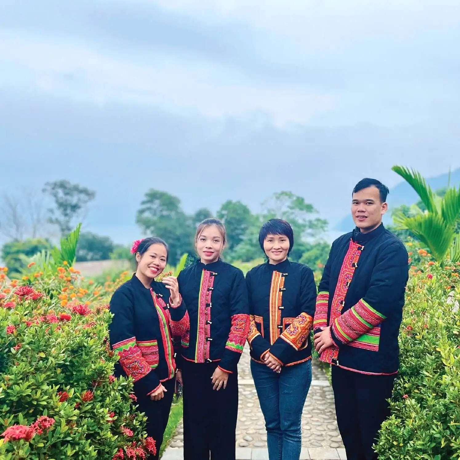 Many staff members belonging to ethnic groups in the region