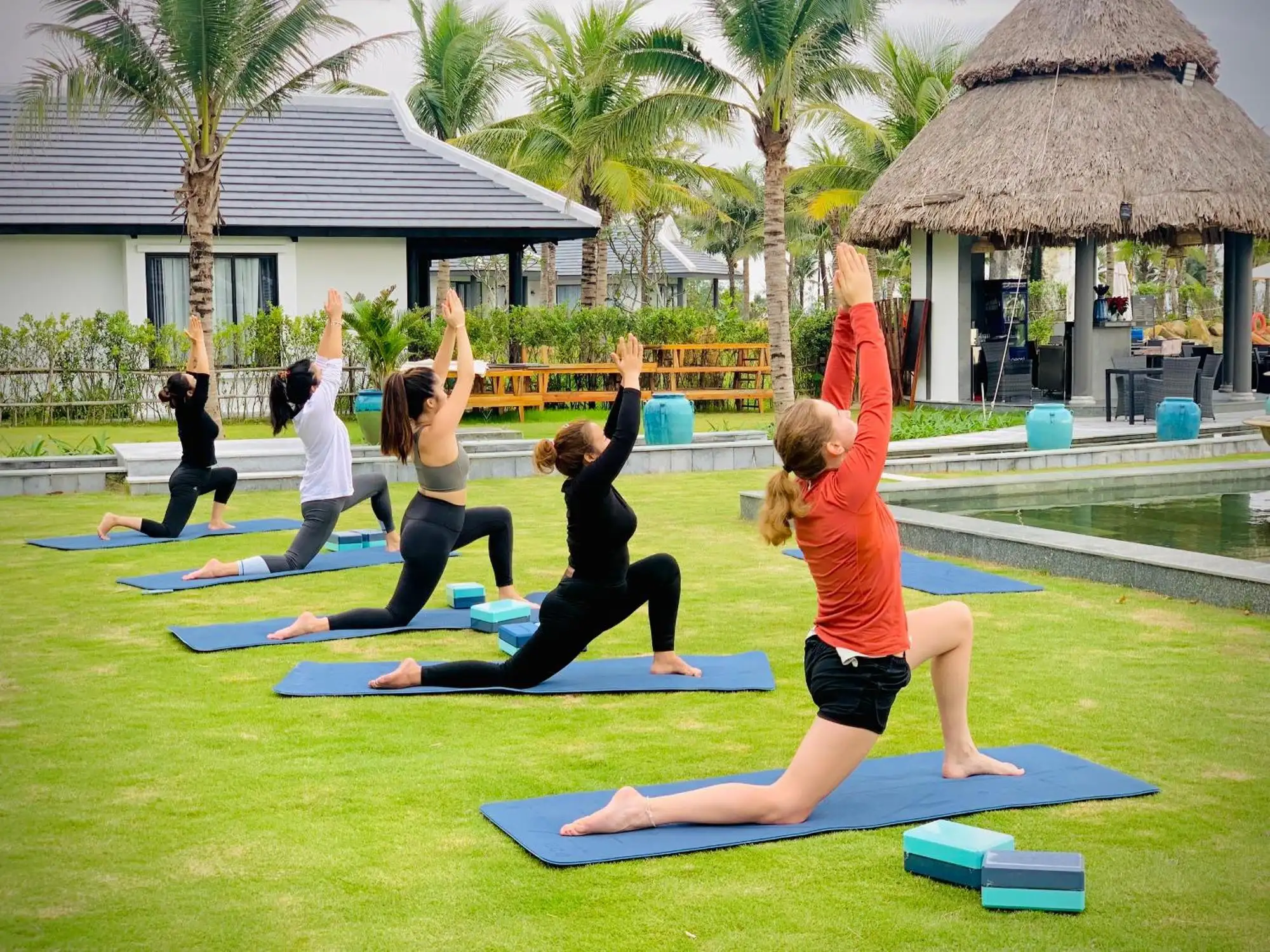 Sunrise yoga and meditation at Bliss Hoi An Beach Resort & Wellness