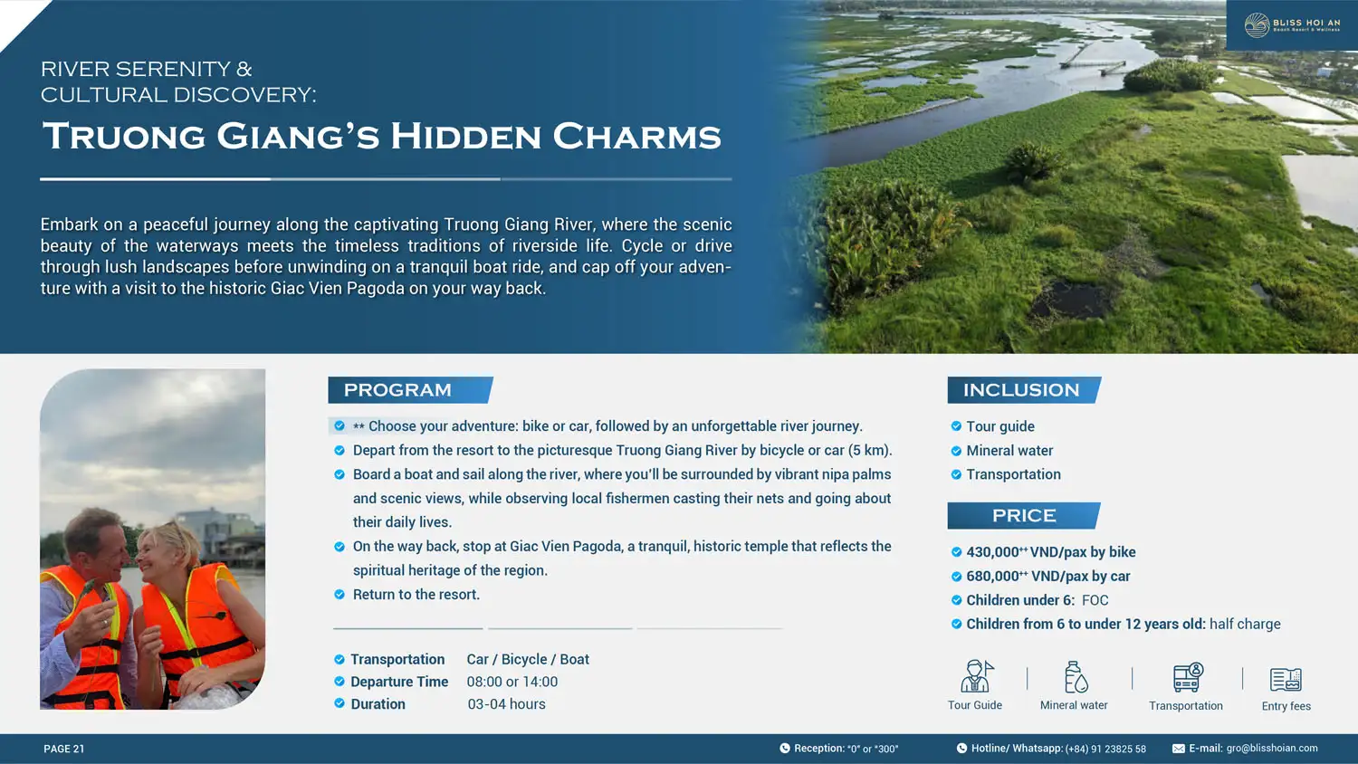 RIVER SERENITY & CULTURAL DISCOVERY