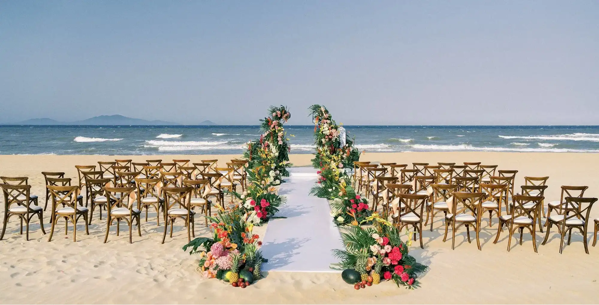 coconut-inspired wedding