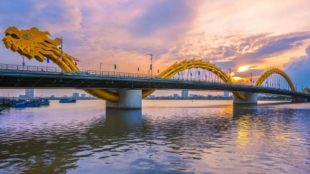 Dragon Bridge -one of top Danang places of interest (source: Travel)