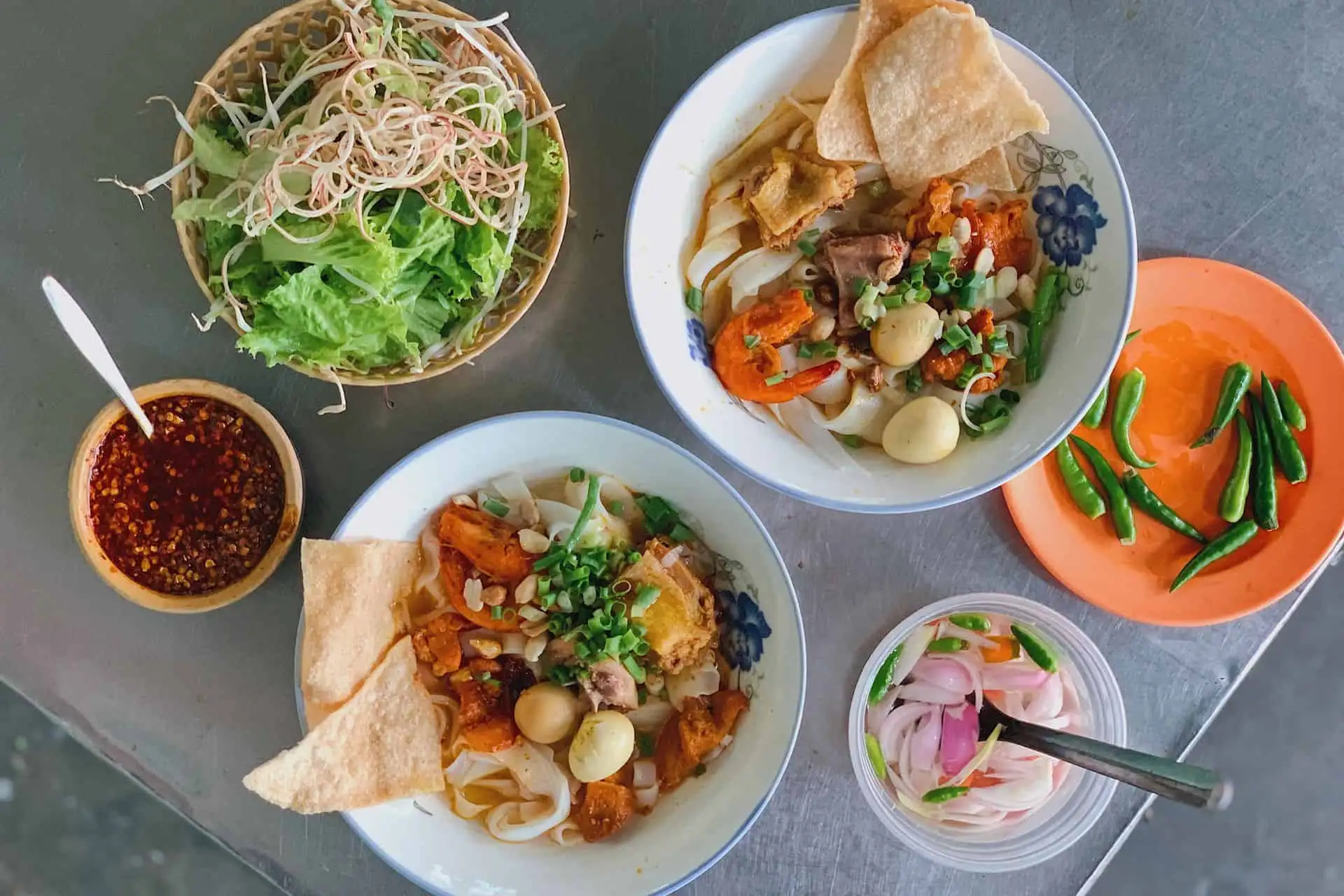 Con Market’ food (source: Vietnam discovery tours)
