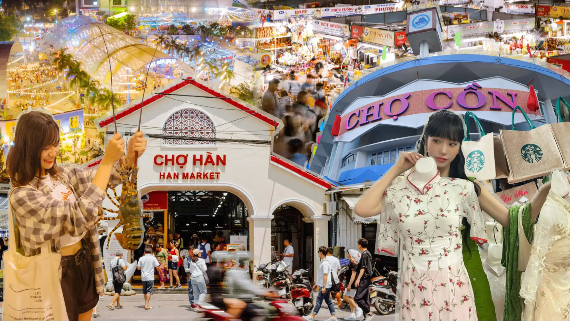 Han Market vs Con Market (source: Danang Fantasticity)