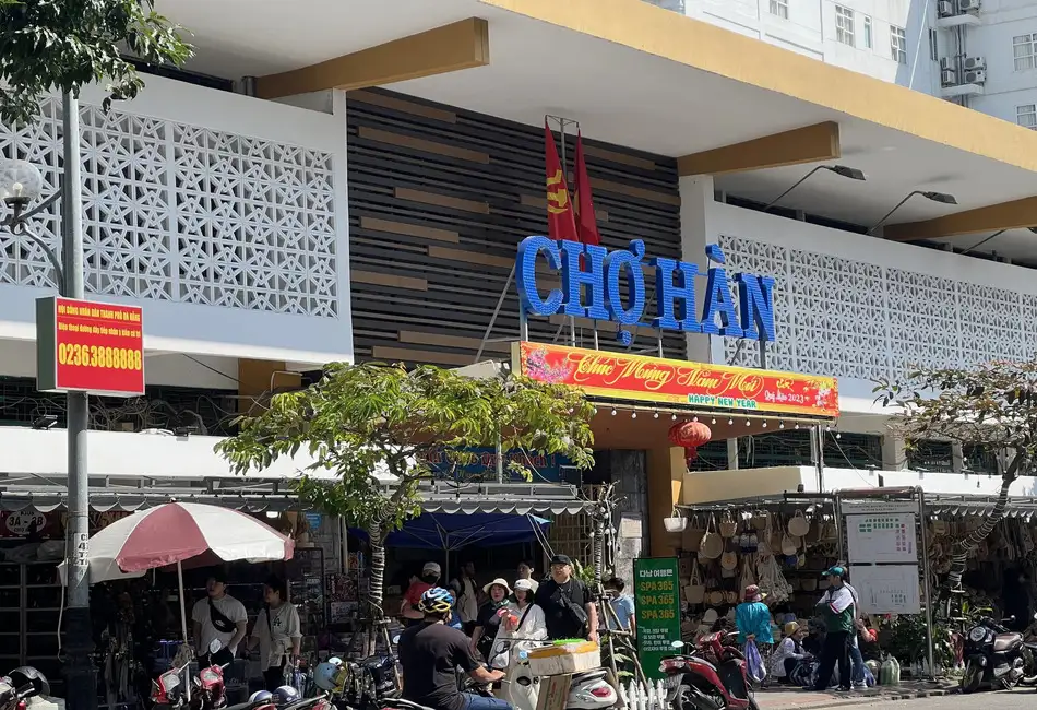 Han Market’s location (source: Vietnam discoveries)