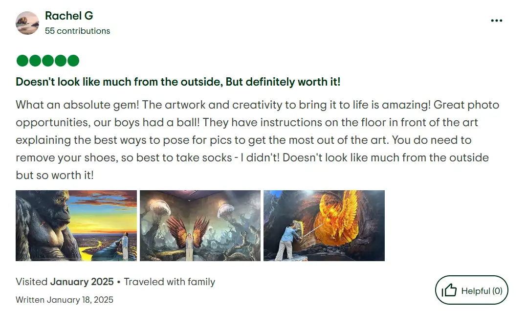 The 3D Art Museum is worth visiting