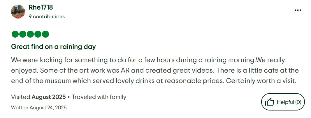 3D museum art in paradise is a perfect indoor spot