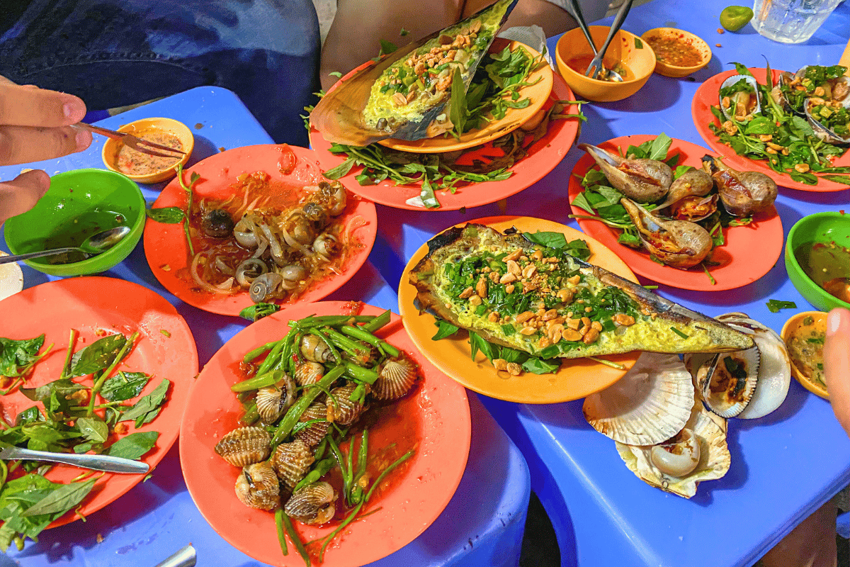 Local Seafood Snacks Da Nang
