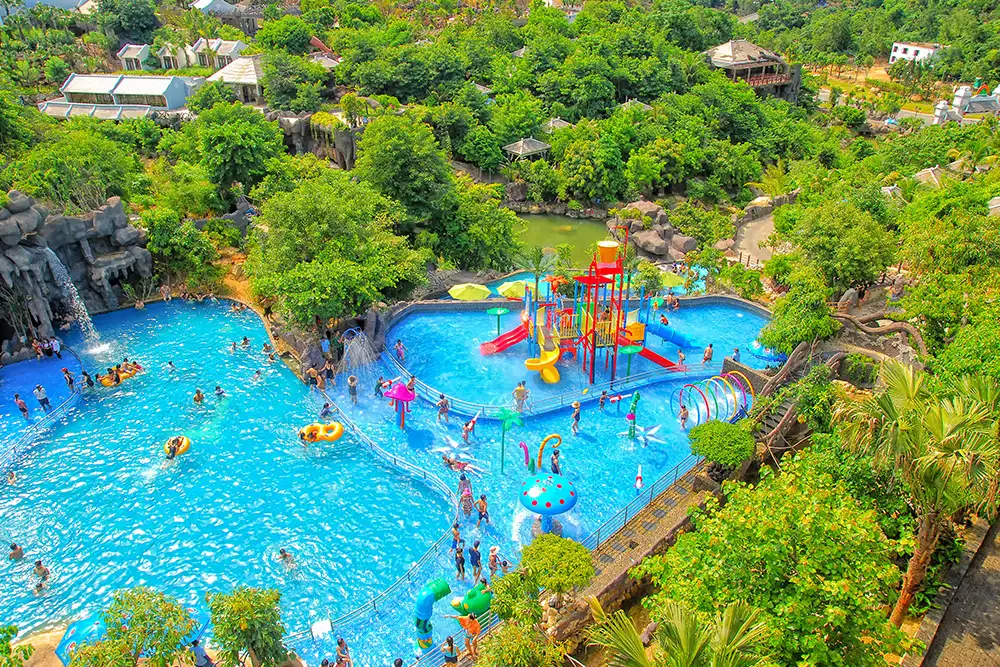 Experience Nui Than Tai Hot Spring Park for a full day of relaxation and adventure