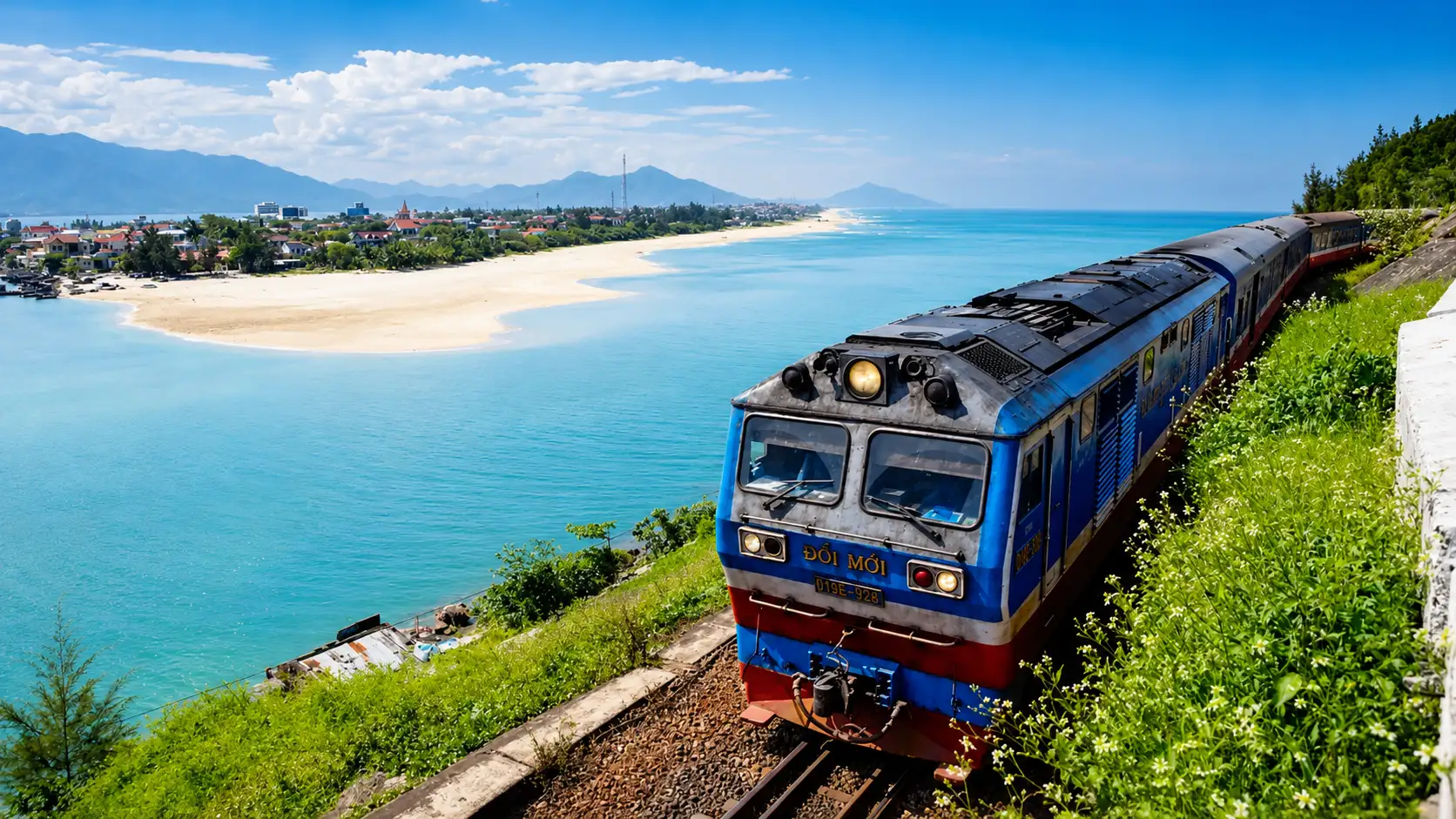 All aboard for a scenic ride from Hanoi to Hoi An