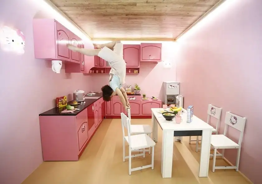 The space inside Upside-Down World Da Nang