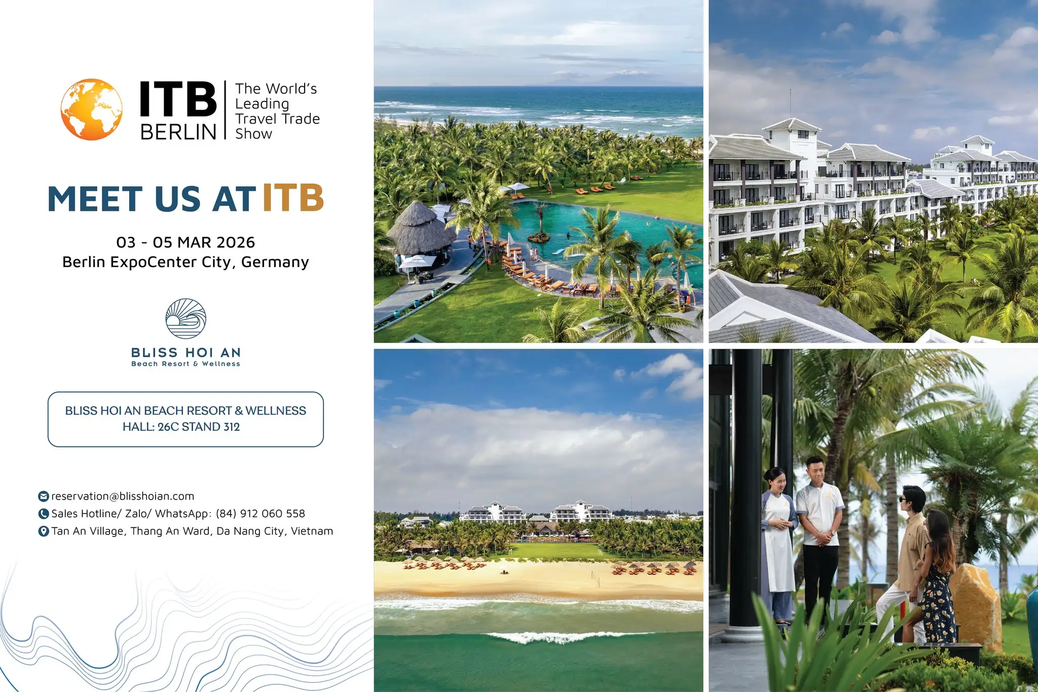 Bliss Hoi An to attend the World's leading travel show ITB Berlin 2026