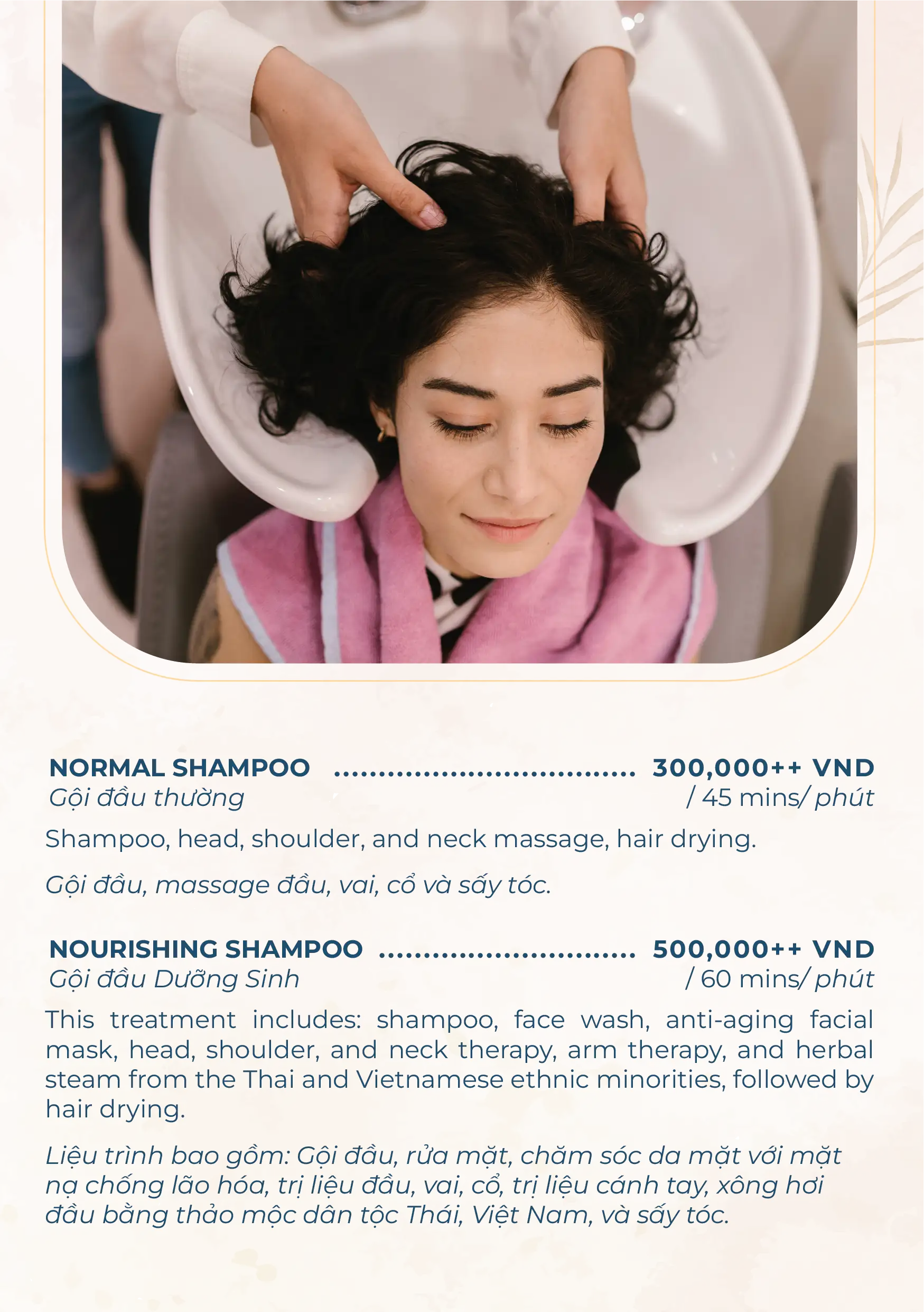 SPA shampoo