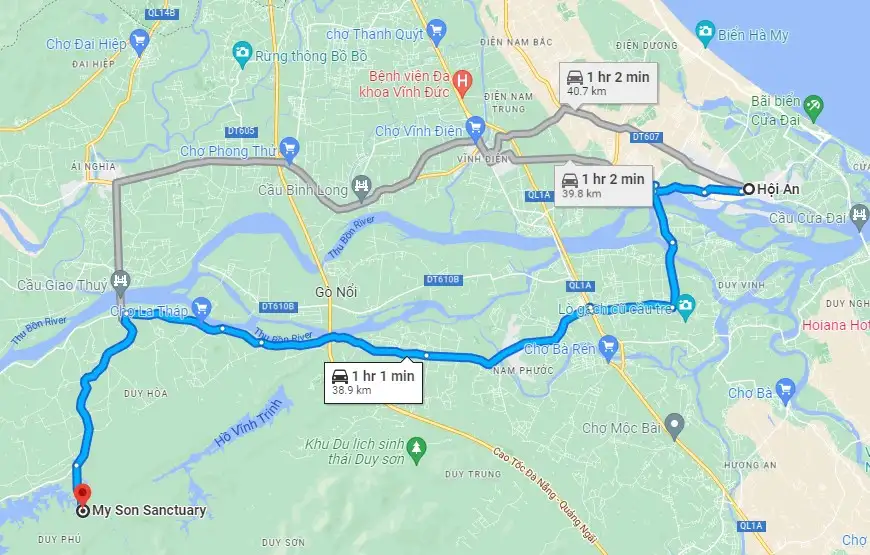 How far is My Son Sanctuary from Hoi An