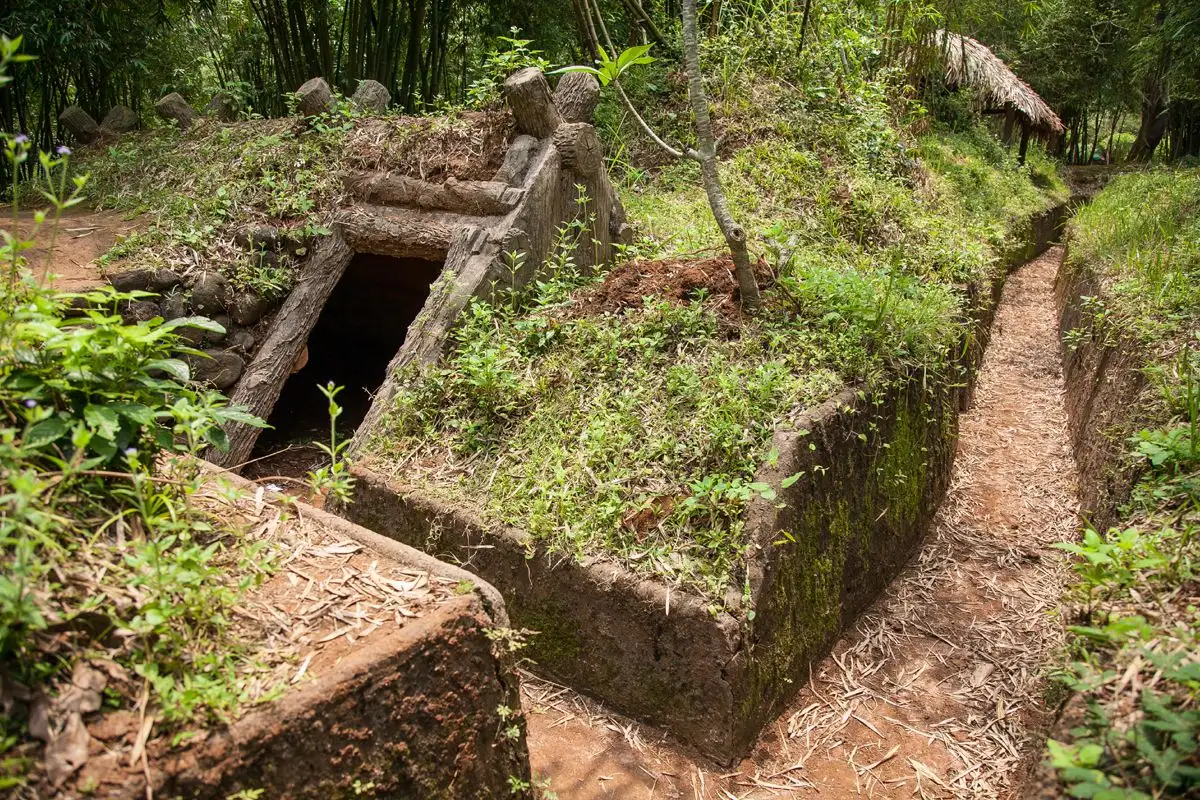 The unique multi-level tunnel structure (Source: Collected)