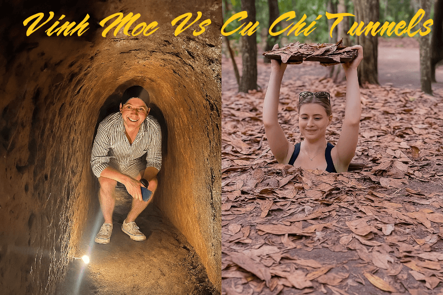 Vinh Moc Tunnels vs Cu Chi Tunnels