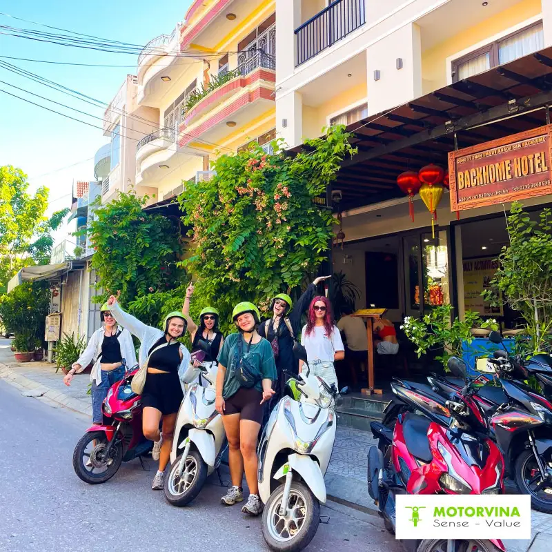 Motorbike rental service to Hoi An