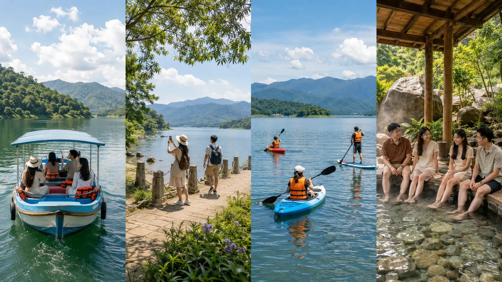 Simple lake activities make Phu Ninh suitable for families, couples and slow-travel guests (Source: Collected)