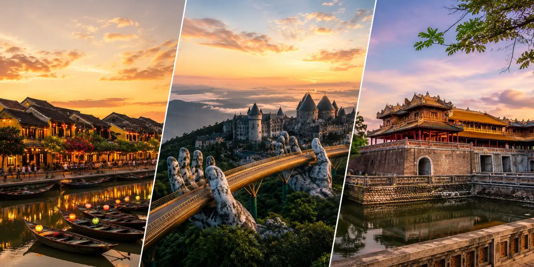 Visiting Hoi An, Ba Na Hills and Hue in two days is not a relaxing holiday in Hoi An (Source: Collected)
