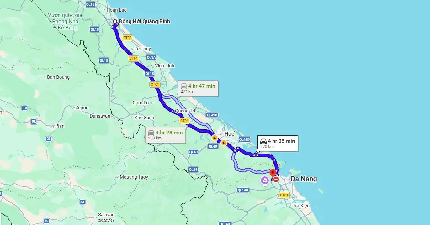 Day 2: Dong Hoi to Da Nang