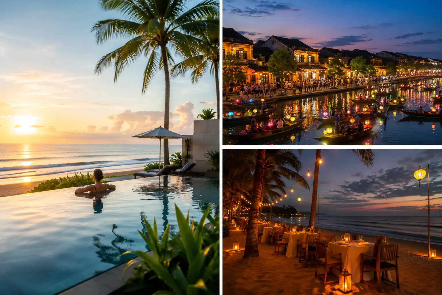 A South Hoi An stay can combine slow mornings by the beach with late-afternoon visits to Hoi An Ancient Town
