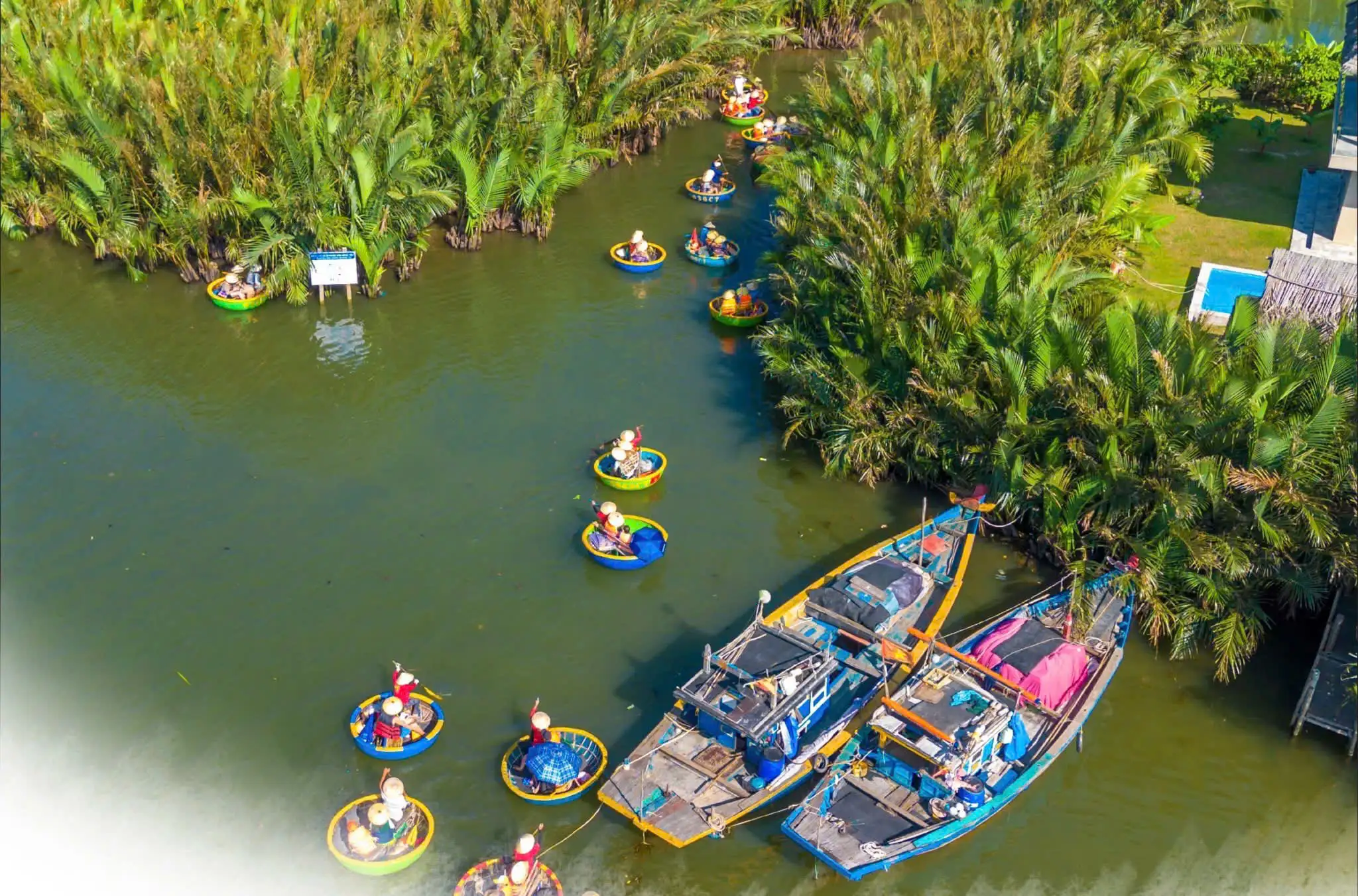 Cam Thanh coconut waterways can be planned as a half-day trip (Source: Collected)