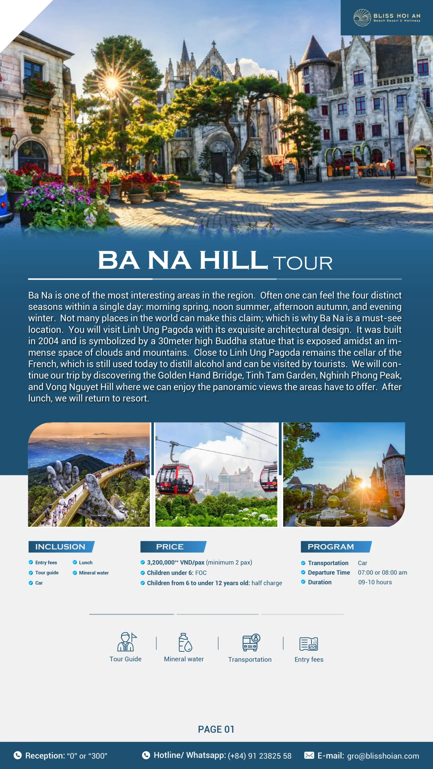 Bliss Hoi An Resort - Bana Tour