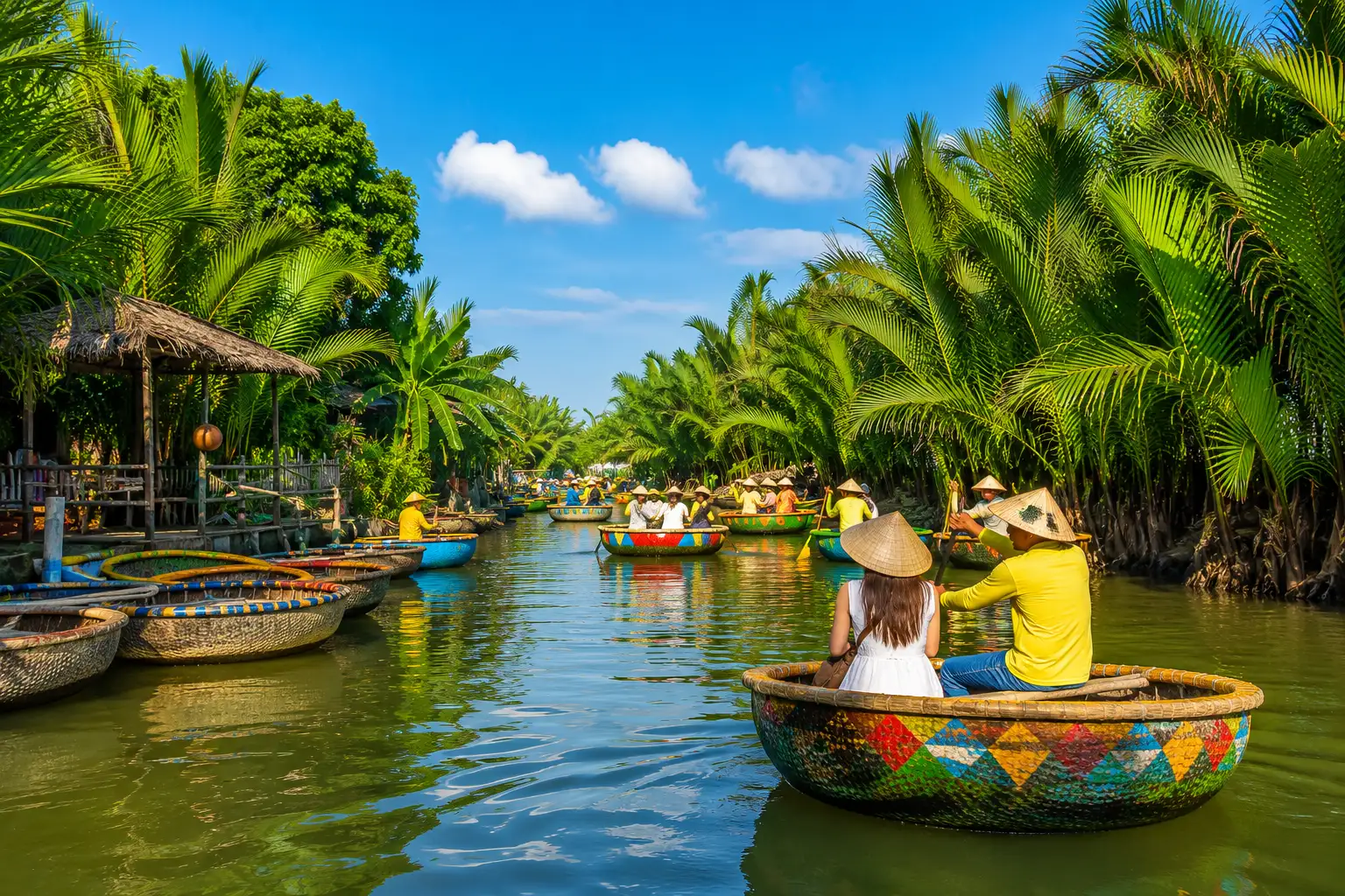 Bay Mau Coconut Forest offers a peaceful escape just a short drive from Hoi An Ancient Town (Source: Collected)