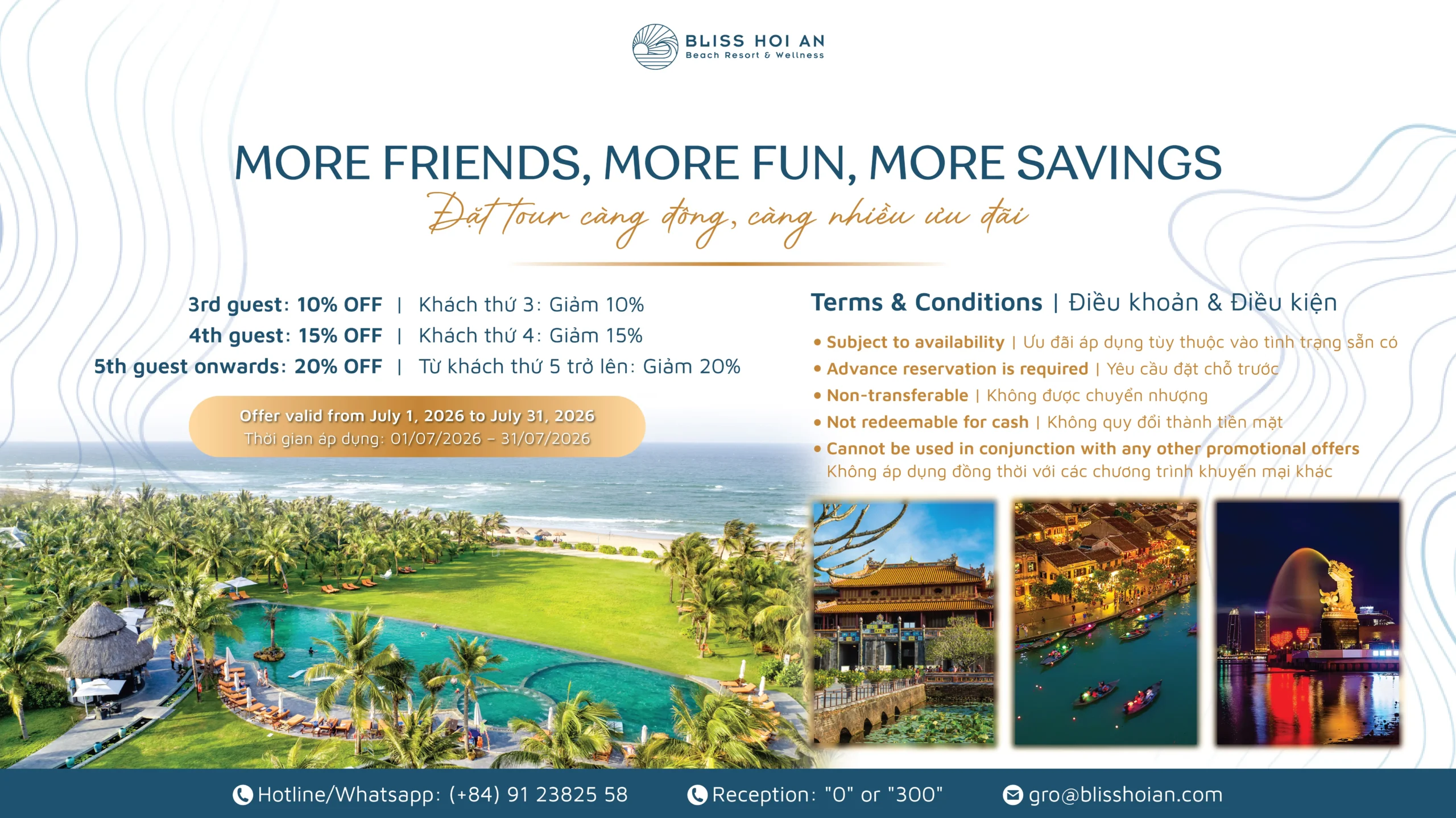 MORE FRIENDS, MORE FUN, MORE SAVINGS