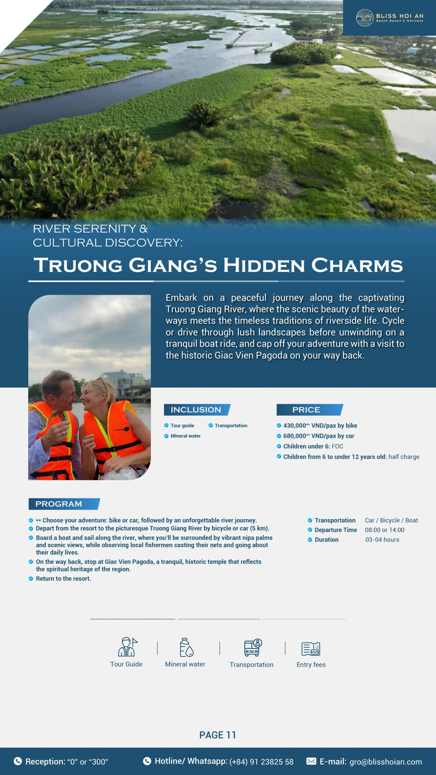 Bliss Hoi An Resort - Truong Giang Tour