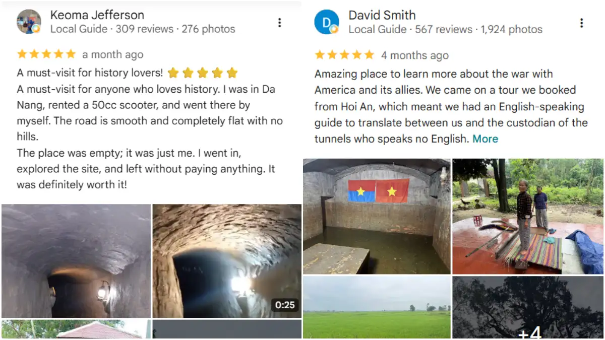 Some review of visitor who came here