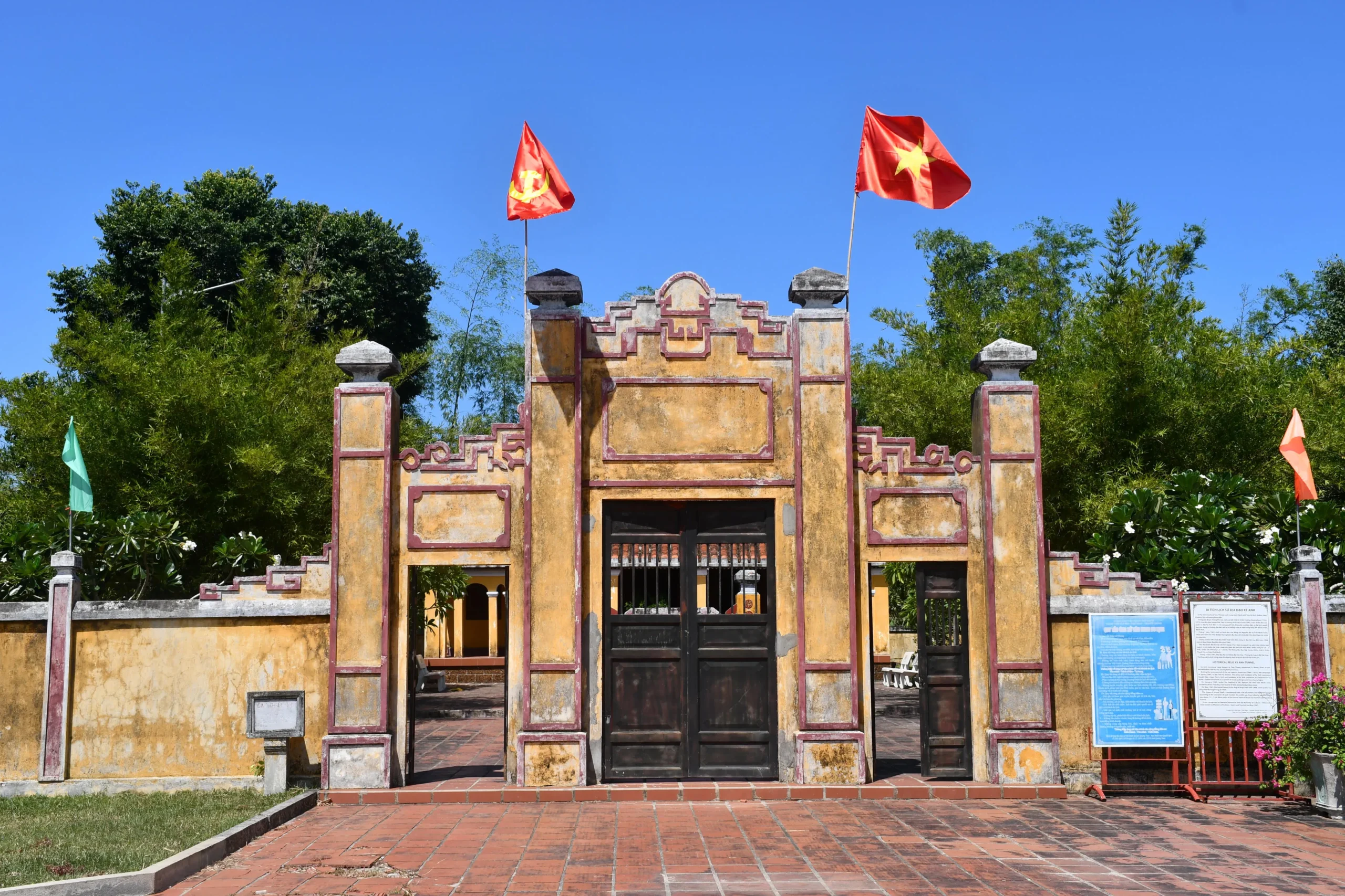 Ky Anh Tunnels were carved out entirely by hand between 1965 and 1967