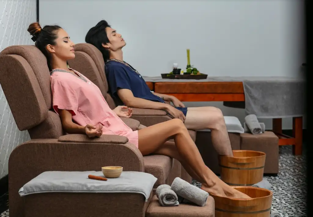 Relaxing at Ngoc Linh Spa