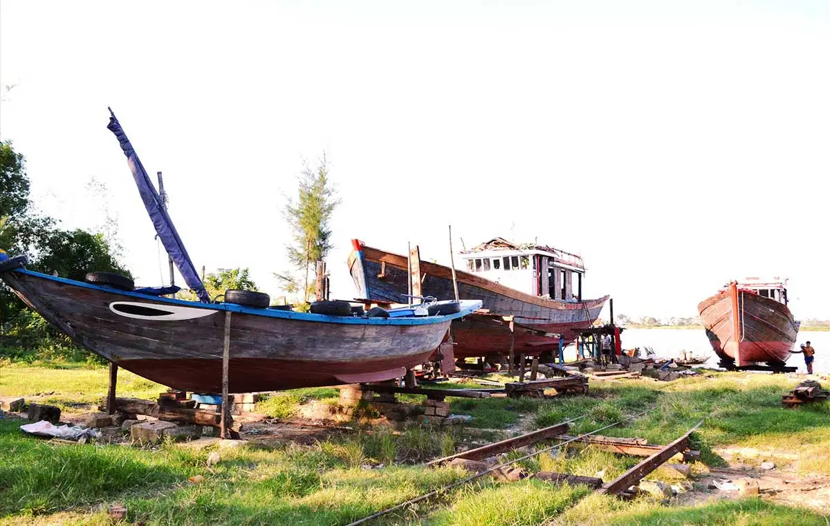 Traditional boatyard on Cam Kim Island, Hoi An, Vietnam (Source: Do thi co Hoi An)