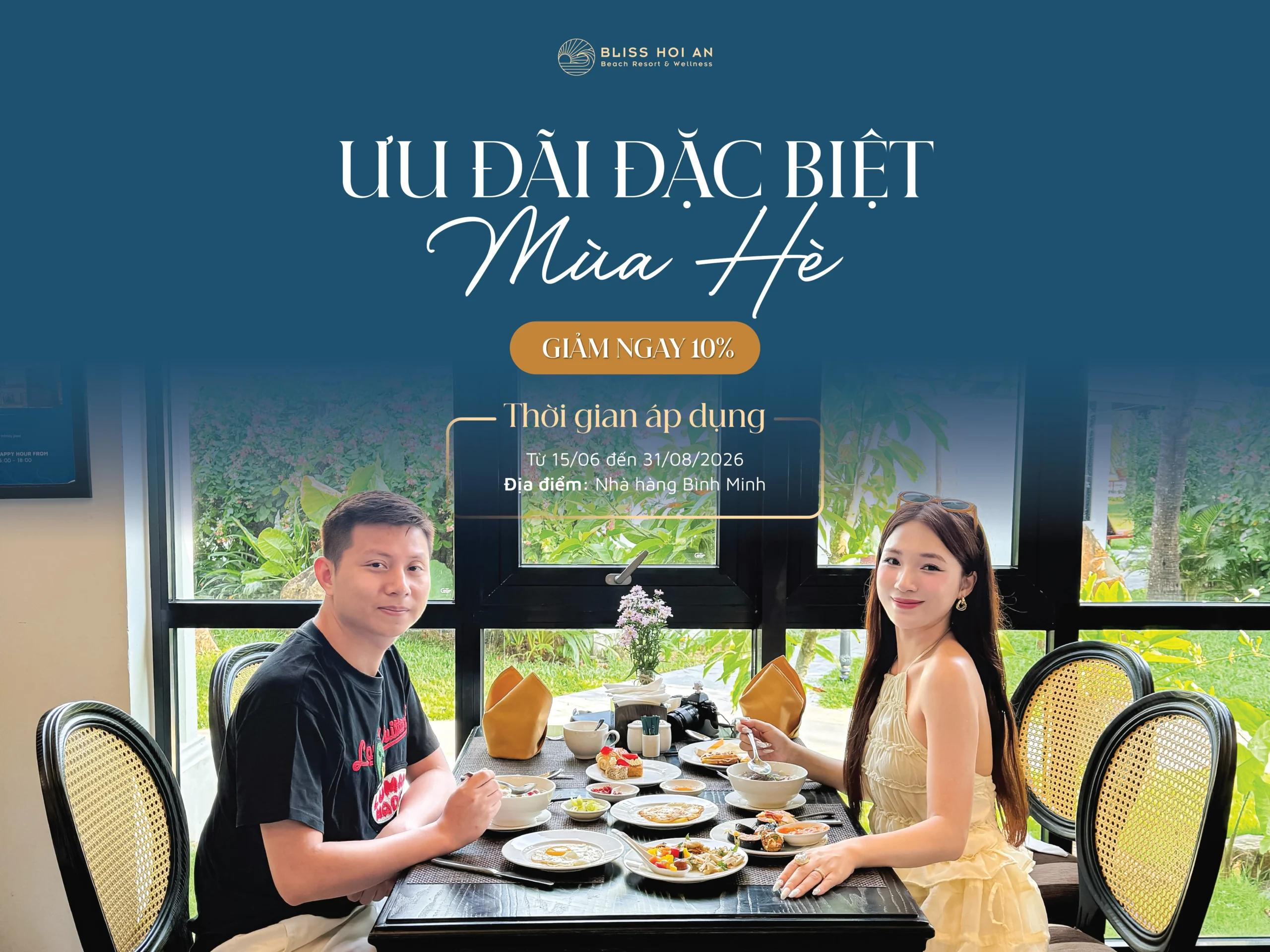 OFFRE SPÉCIALE ÉTÉ – 10 % DE RÉDUCTION SUR TOUS LES BUFFETS