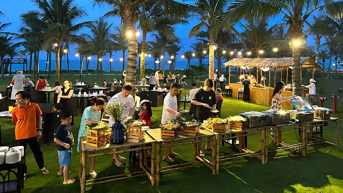 The trip ends with Bliss Hoi An's Beachcomber BBQ