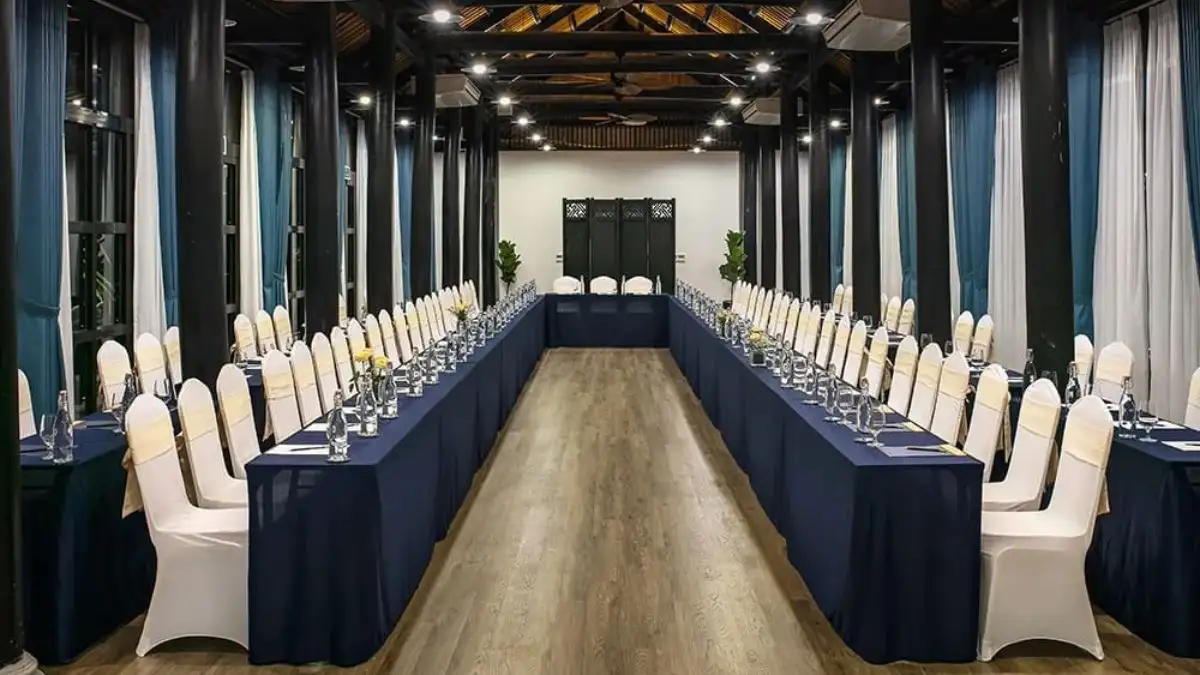 Meeting space for 200+ guests